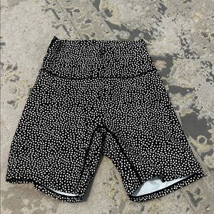 Amazon Women's Black and White Polka Dot Shorts